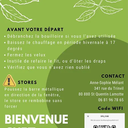 Chez Lullu Bed & Breakfast Saint-Quentin-Lamotte-Croix-au-Bailly
